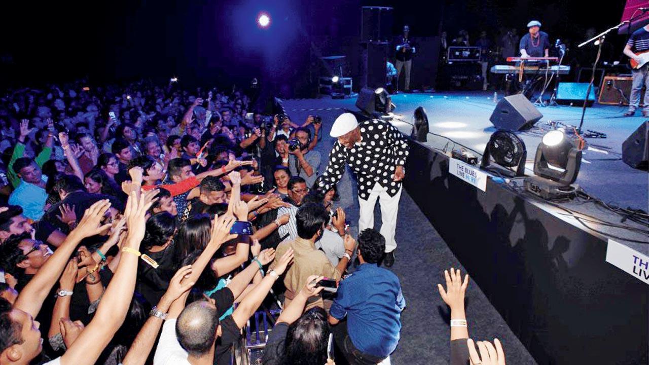 Buddy has a habit of teasing and joking with the audience, and fans swear that his jolly vibe is one that rubs off on every listener