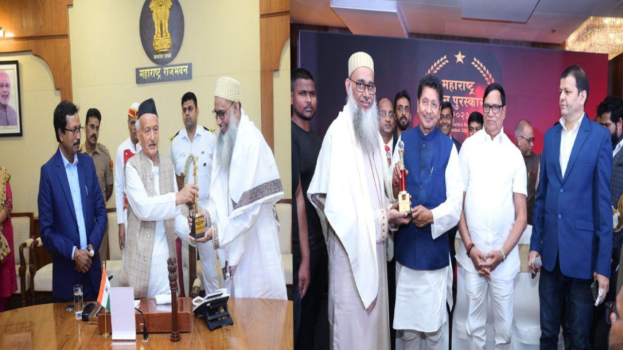 Founder Of  Care Takers Exterior and Interior, Dr Mustafa Yusufali Gom, Honoured With The Gau Bharat Bharti Award By The Governor, Expresses Gratitude!