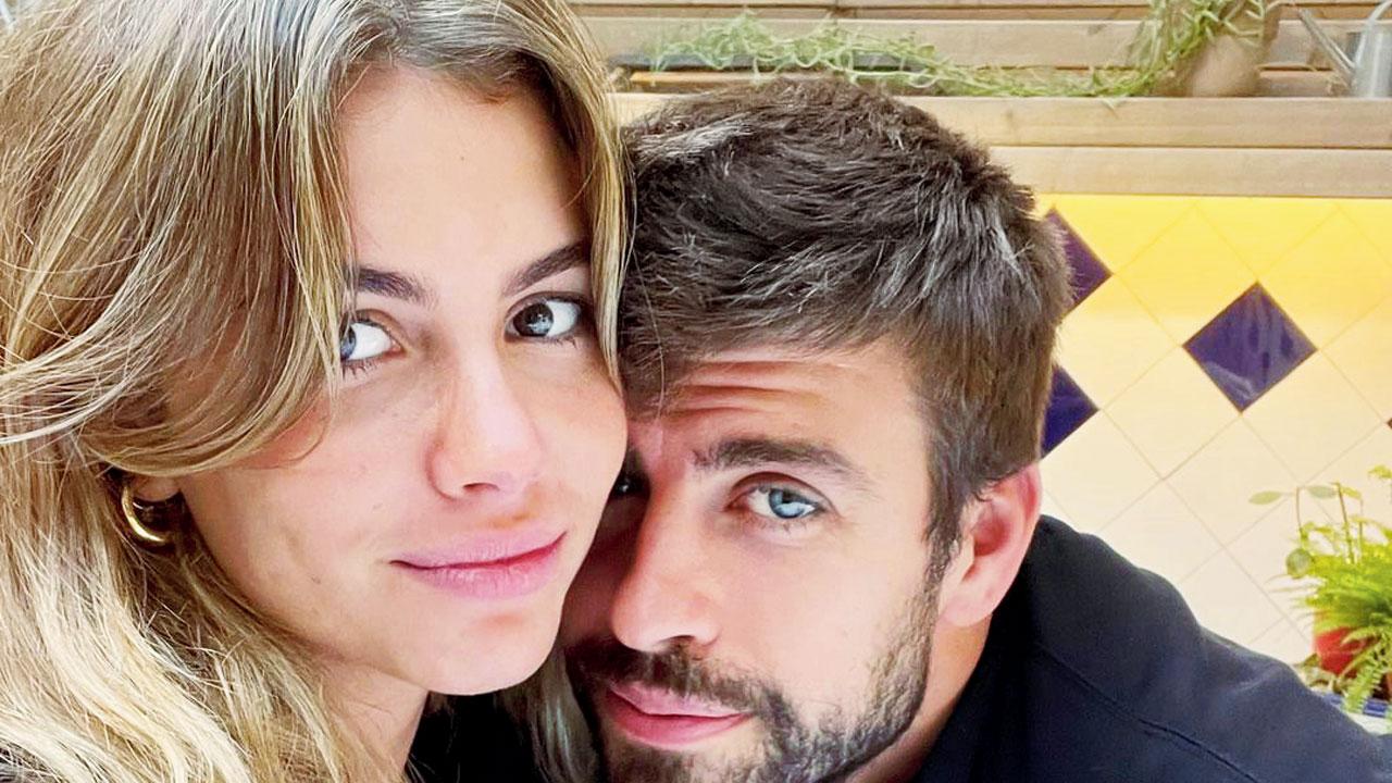 Gerard Pique and Clara Chia Marti