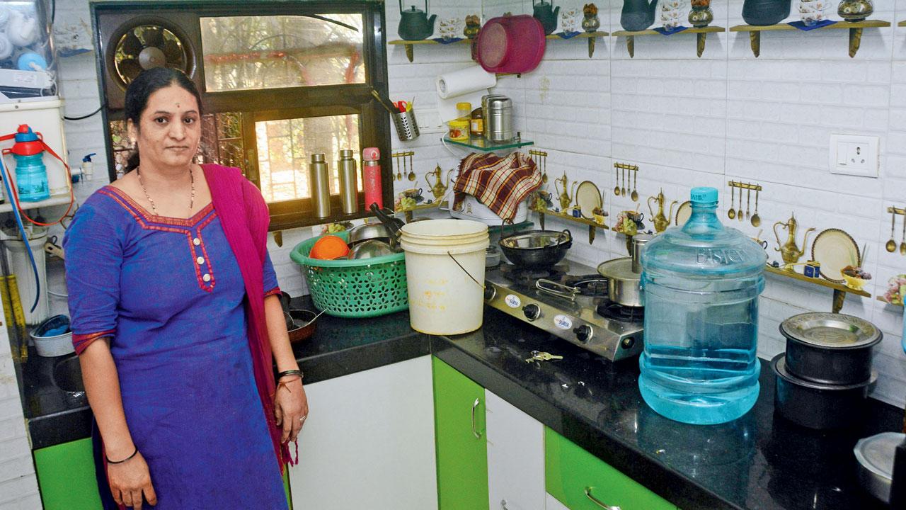 Kamal Gadhave, who resides in Royal Palms-I, has been buying mineral water every day to wash dishes