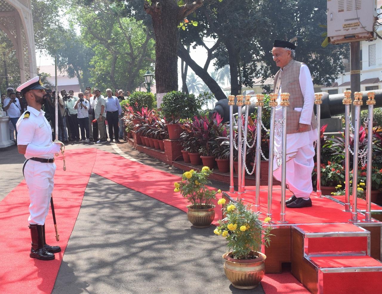 Meanwhile, Koshyari was on Thursday accorded a farewell by his staff and other officials at Raj Bhavan