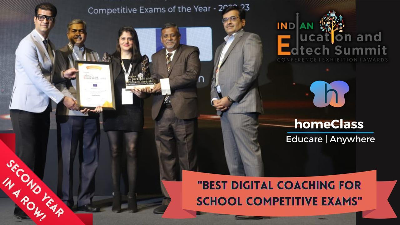 homeClass India Takes Home Another Award At The Indian Education and Edtech