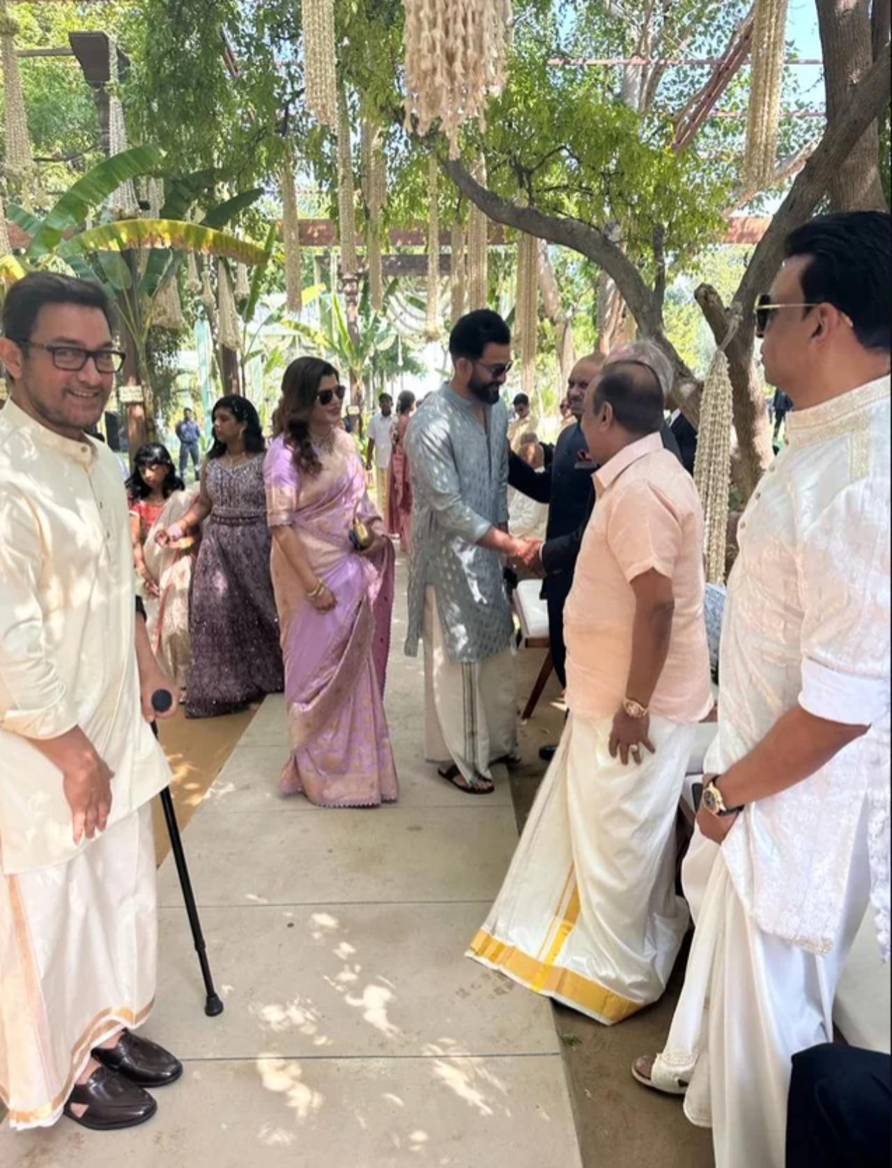 The past week was all about the big wedding of actors Sidharth Malhotra and Kiara Advani. Meanwhile, around the same time some of the biggest stars of the Indian film industry attended Star India head K Madhavan's son's wedding in Jaipur