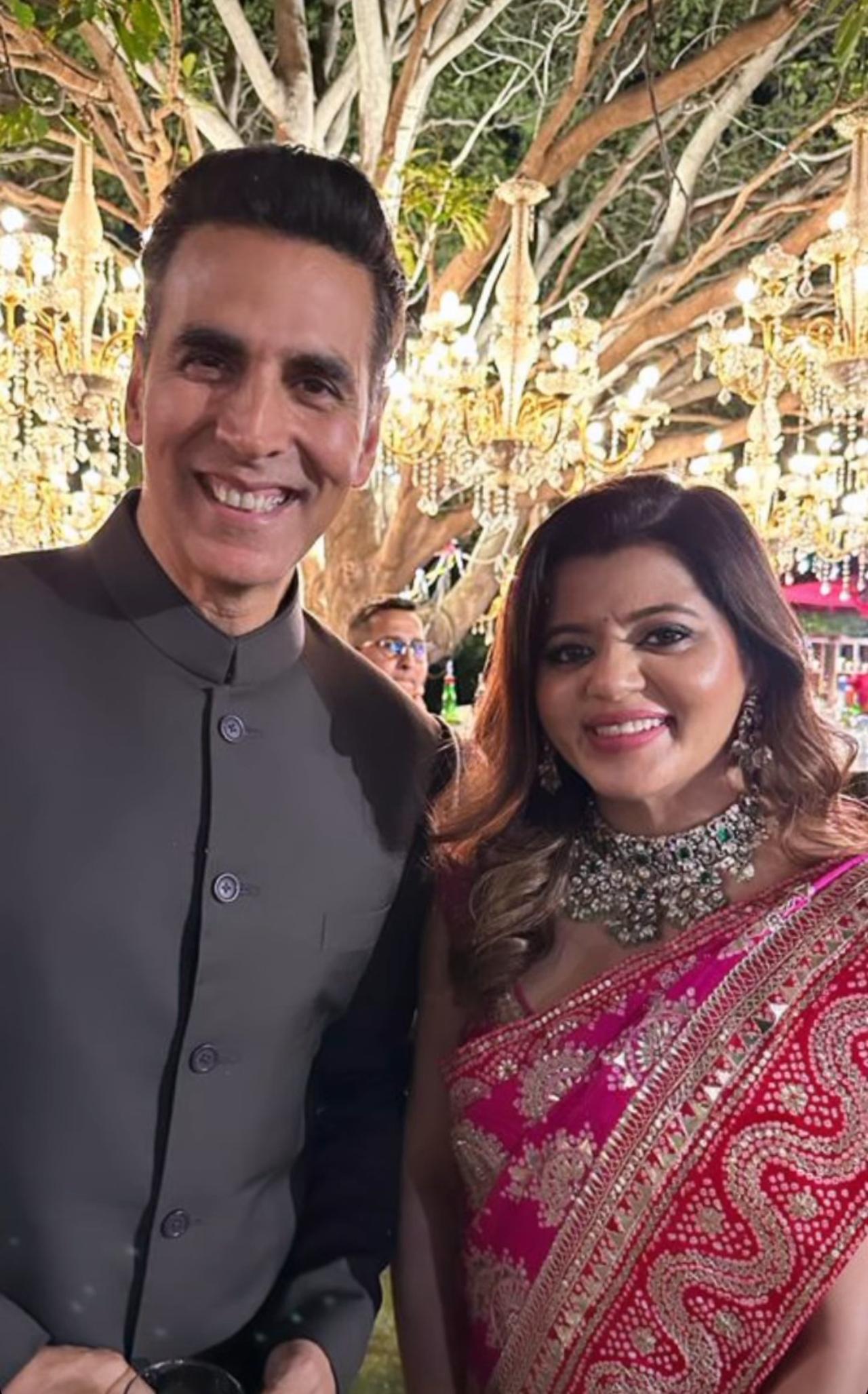 A day ago, Supriya dropped this picture of herself with Akshay Kumar. Supriya along with Prithviraj are co-producers of Akshay's upcoming film, Selfiee. Prithviraj will also be sharing screen with Akshay in the upcoming film 'Bade Miyan Chote Miyan'