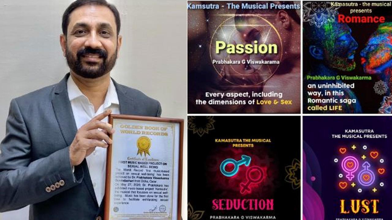 Dr. Prabhakara’s “KAMASUTRA THE MUSICAL “gets certification from “The Gloden Book of World Records “.