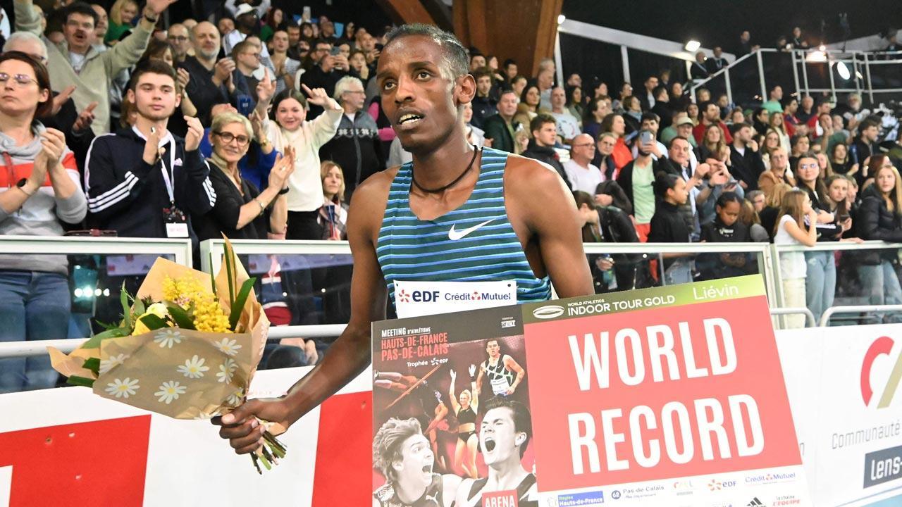 Lamecha Girma breaks 25-year-old 3,000m world record