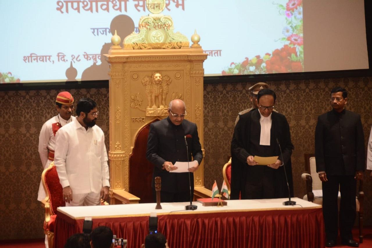 He took oath in Marathi at Raj Bhavan. State Chief Minister Eknath Shinde was present at the swearing-in ceremony
