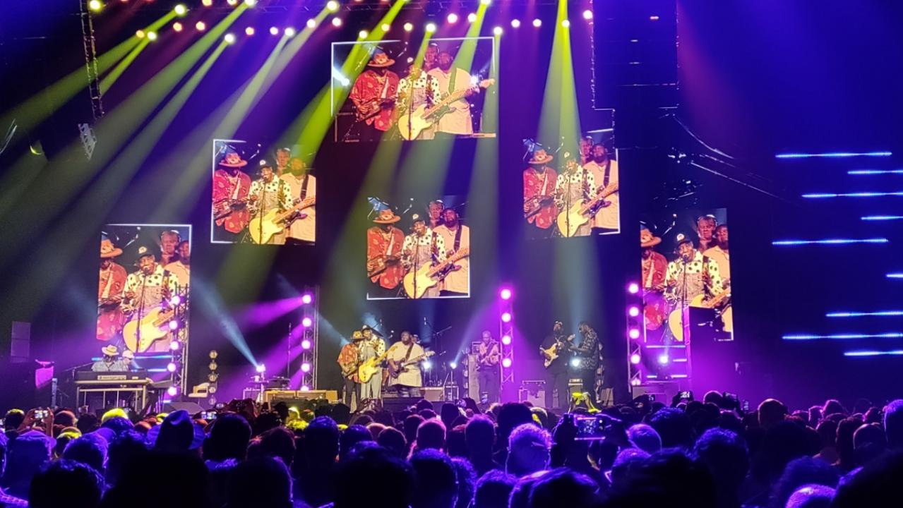 The 11th edition of the Mahindra Blues Festival ended with a grand performance by Buddy Guy, Christone Kingfish Ingram, Taj Mahal and Ivan Singh. Photo Courtesy: Nascimento Pinto