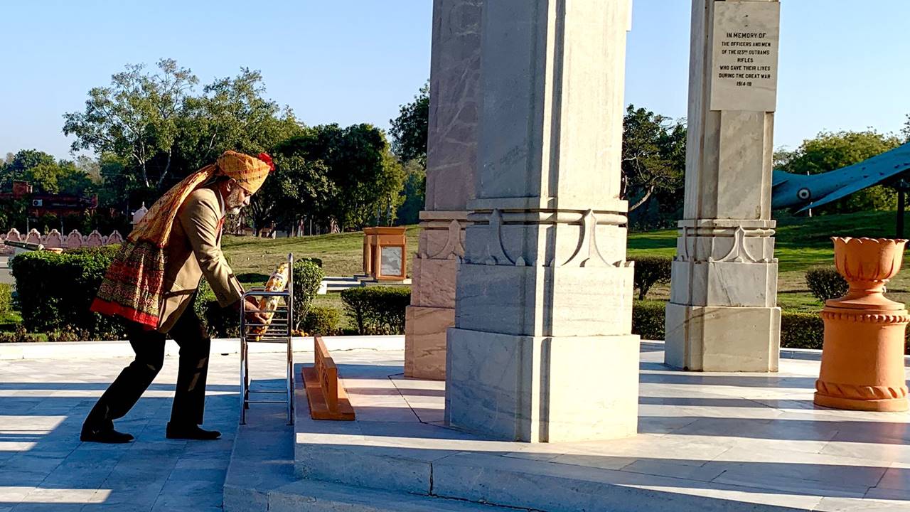 Kanwal Jeet Singh Dhillon, a retired General Officer of the Indian Army, paid floral tribute in the memory of “supreme sacrifice of Pulwama Bravehearts.” “With prayers on lips & pride in heart, we salute the supreme sacrifice of our fallen comrades,” KJS Dhillon tweeted
