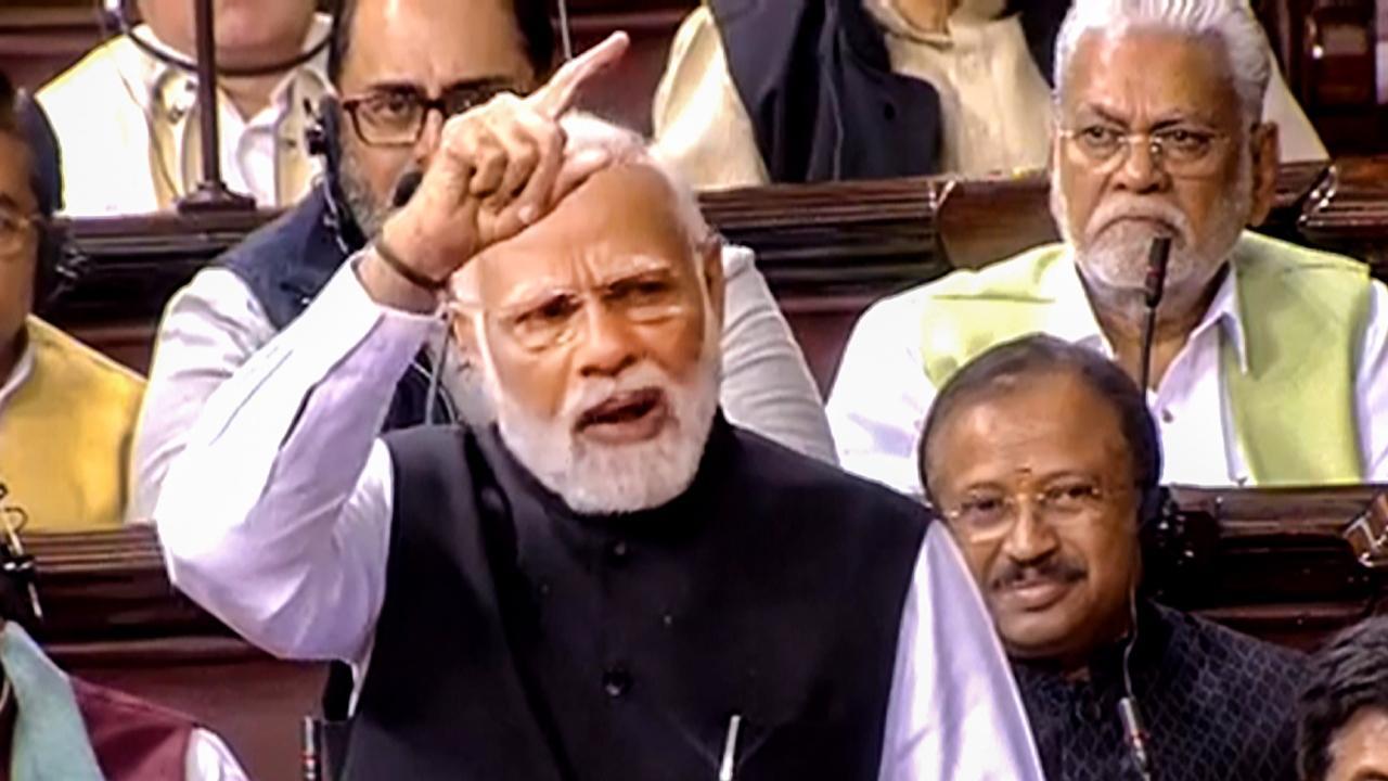 Tribals were deprived of development for decades: PM Modi in Rajya Sabha