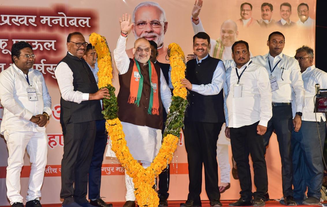 Maharashtra: Amit Shah visits Deekshabhoomi, Dr Hedgewar Smruti Mandir in Nagpur