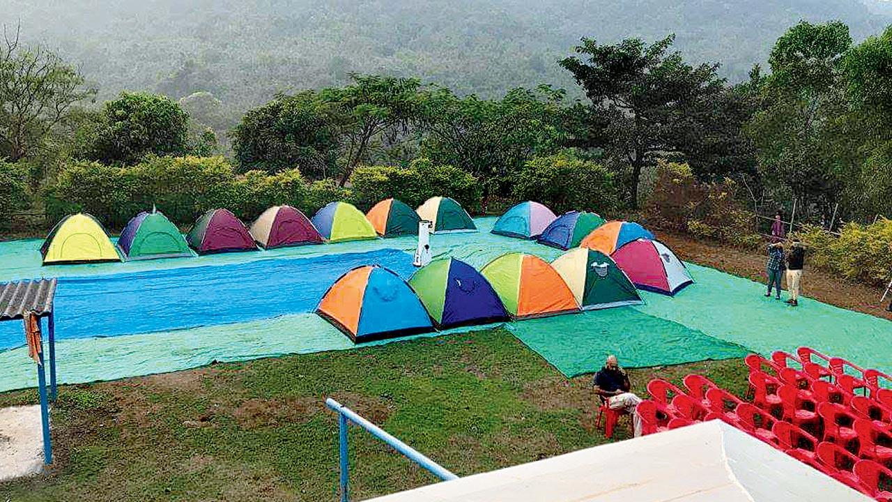 The camp site at Saphale