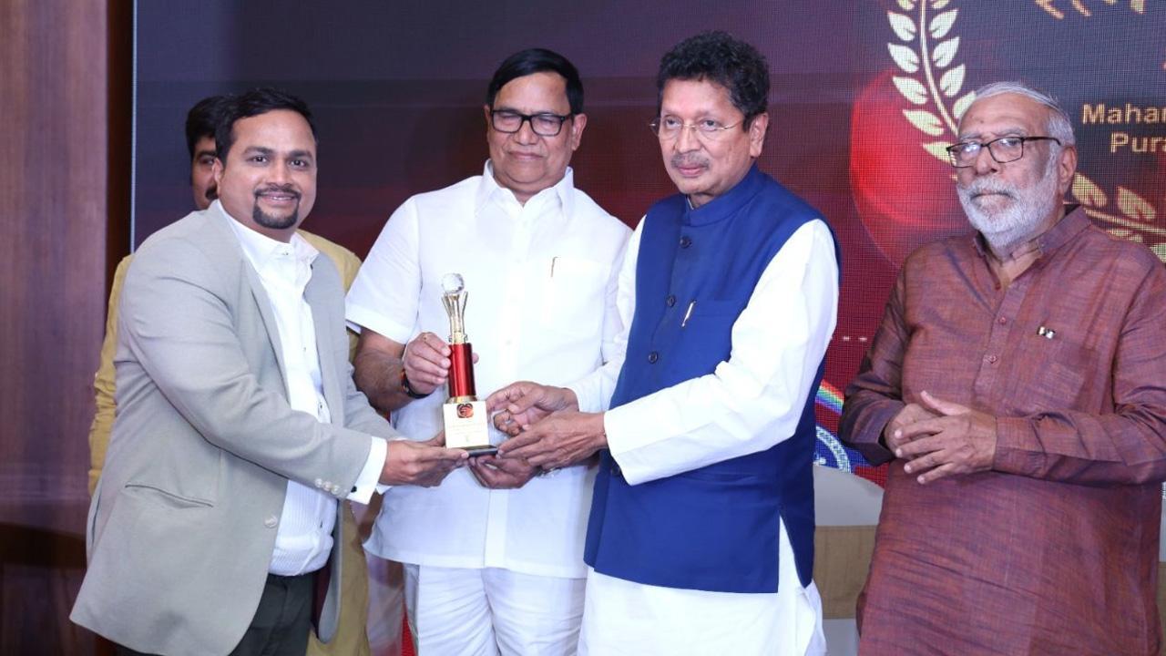 Serial Investor Sachin Salunkhe Awarded With Maharashtra Ratna Puruskar, 2023
