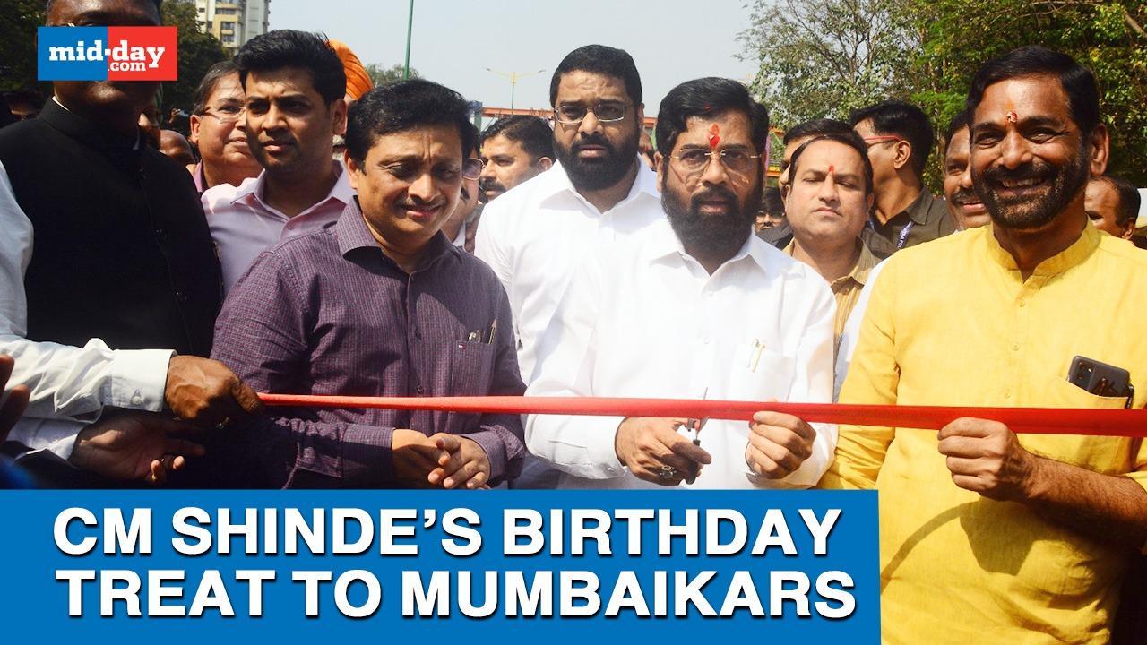 Maharashtra CM Shinde Treats Mumbaikars With Inauguration Of Kopri Bridge