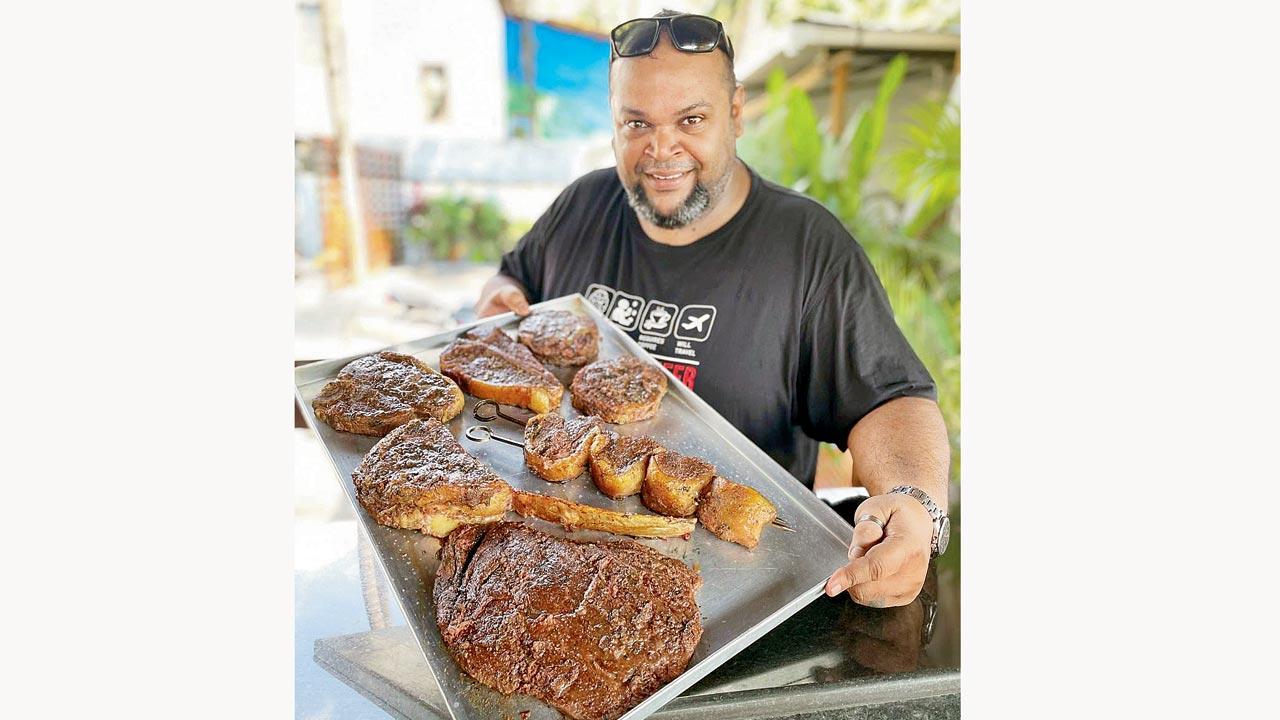 Enjoy a delicious meal by pit-master chef Christopher Fernandes in Alibaug