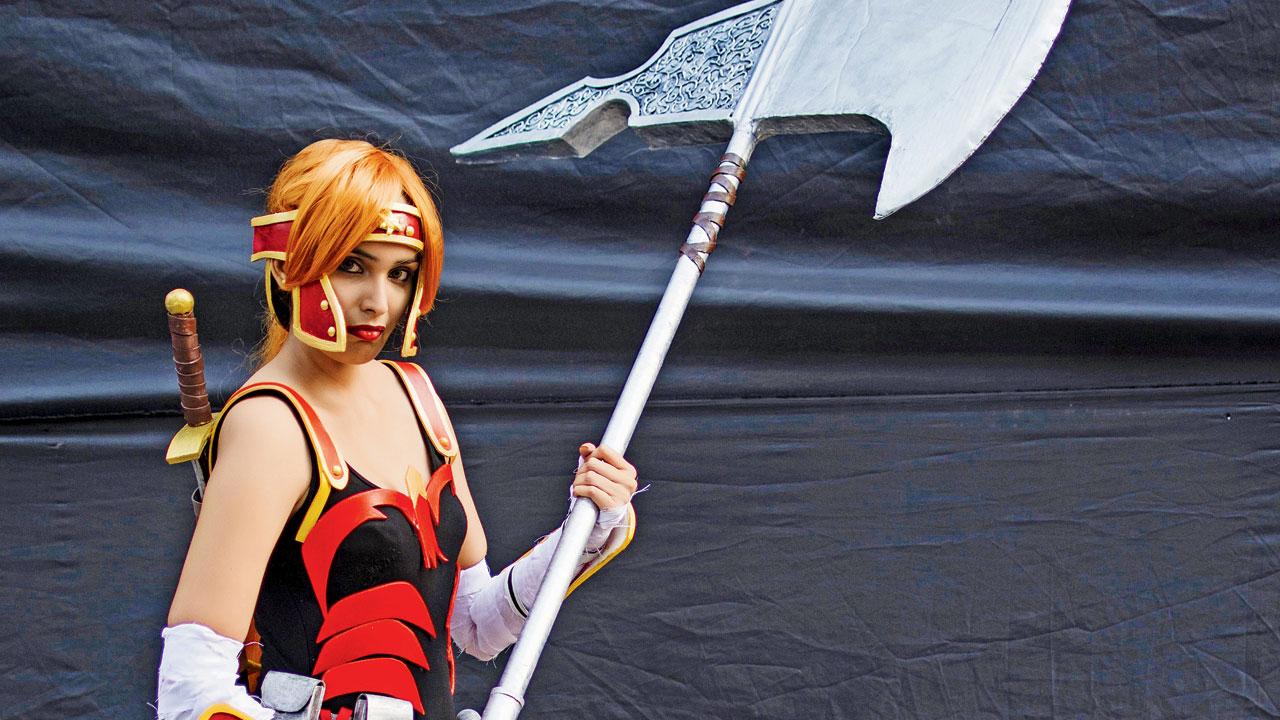Trisha Devadiga as Artemis of Bana-Mighdall from Red Hood and the Outlaws