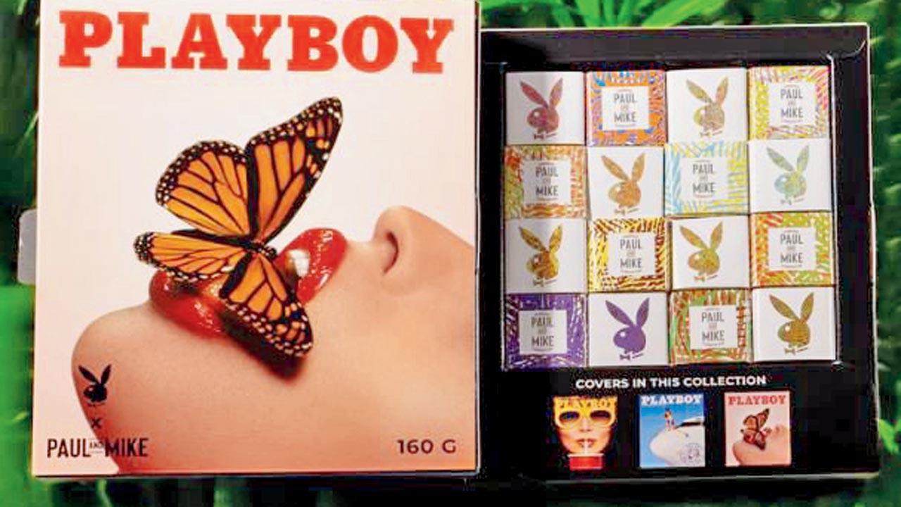 Paul and Mike collaborates with Playboy for themed chocolates