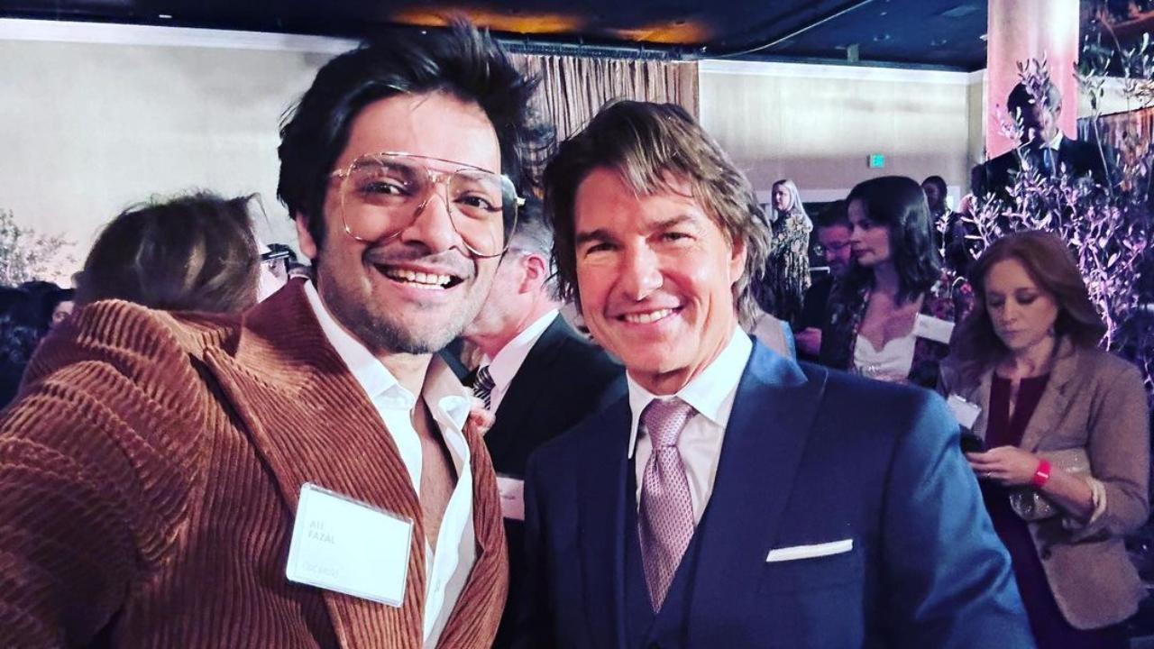 Ali Fazal, Guneet Monga meet Tom Cruise at Oscars Nominee Luncheon