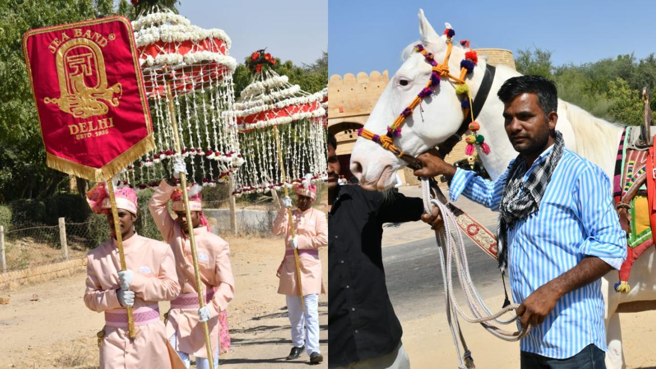 Sidharth Malhotra-Kiara Advani Wedding: Sidharth's baraat arrives; see pics