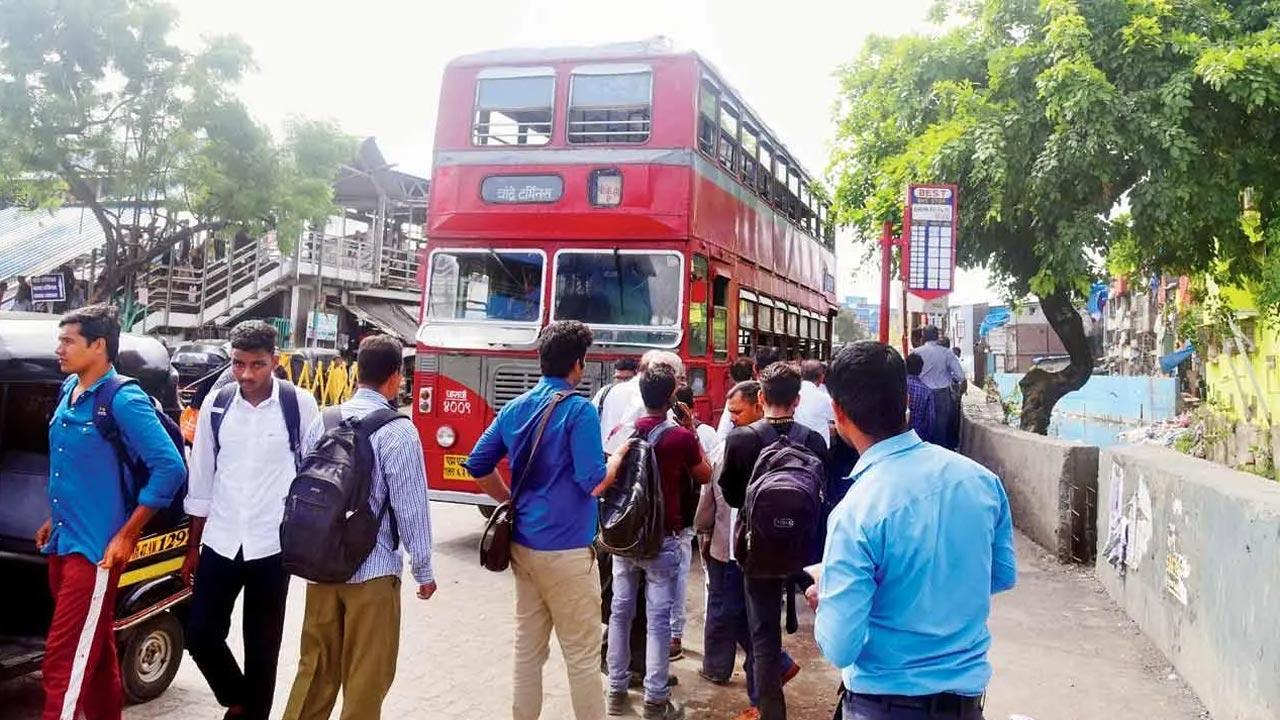 Set up toilets at Bandra Terminus bus station