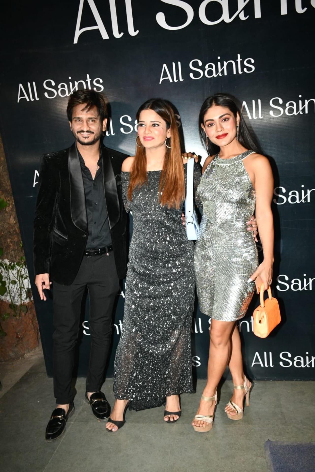 It was a glittery night as Bigg Boss 16 contestants graced a party hosted by the makers of the reality show