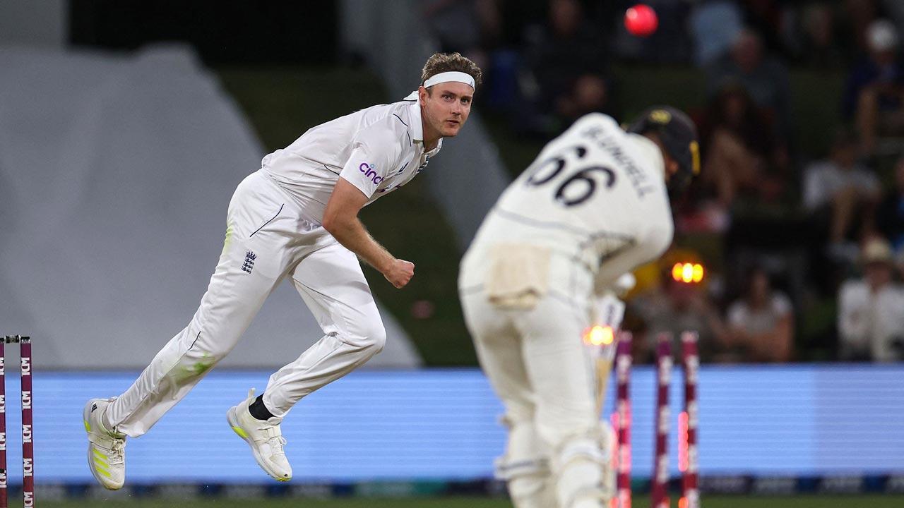 Stuart Broad fires England to verge of first Test win over New Zealand