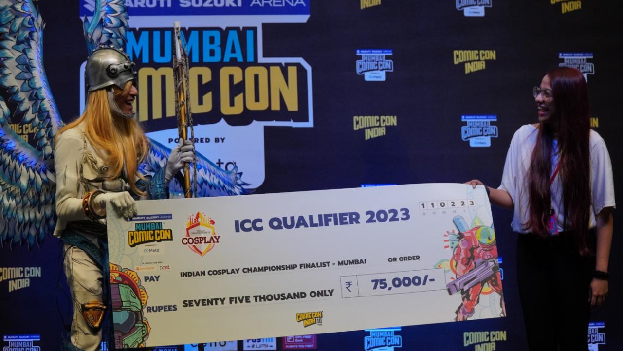 The Indian Cosplay championship finalist at Comic-Con Mumbai won INR 75,000