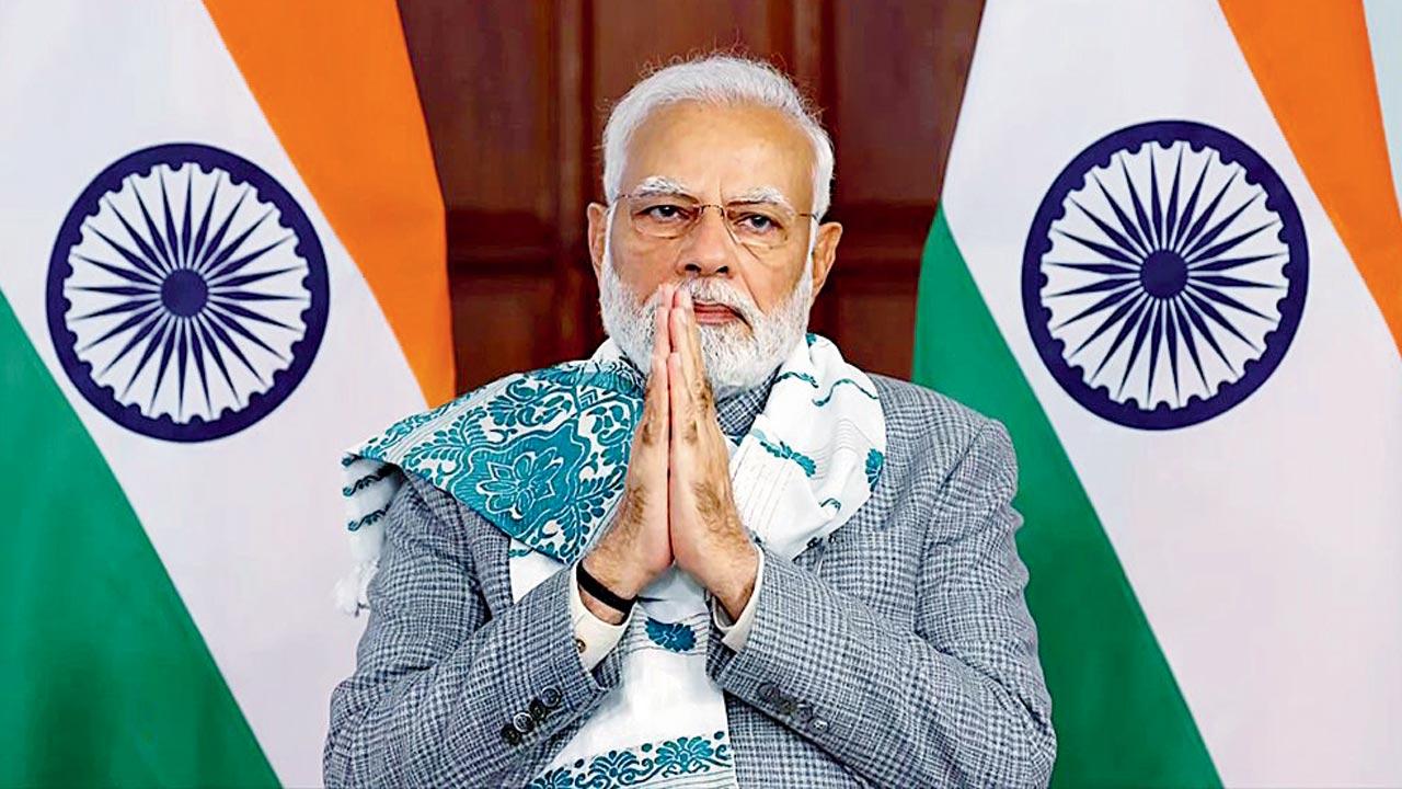 Prime Minister Narendra Modi. Pics/ANI