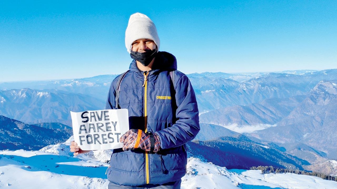 Saurabh Karambelkar at the summit