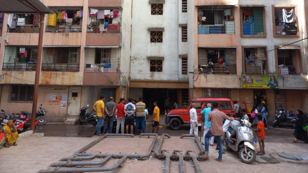 The blaze erupted in the building located in the Premier compound, Kohinoor City, in Kurla, following which some residents were stranded on various floors due to smoke in the premises. They all were taken to the building's terrace and rescued from there, a BMC official informs