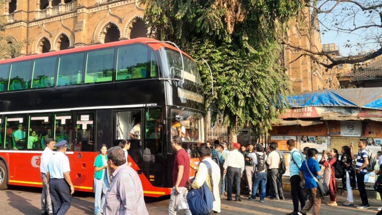 On Monday, the BEST said the newly introduced AC double-decker e-bus will ply from Monday to Friday on route no. A-115, which operates between Chhatrapati Shivaji Maharaj Terminus (CSMT) and NCPA. The bus would be running every 30 minutes and will begin operations as early as 8.45 am onwards