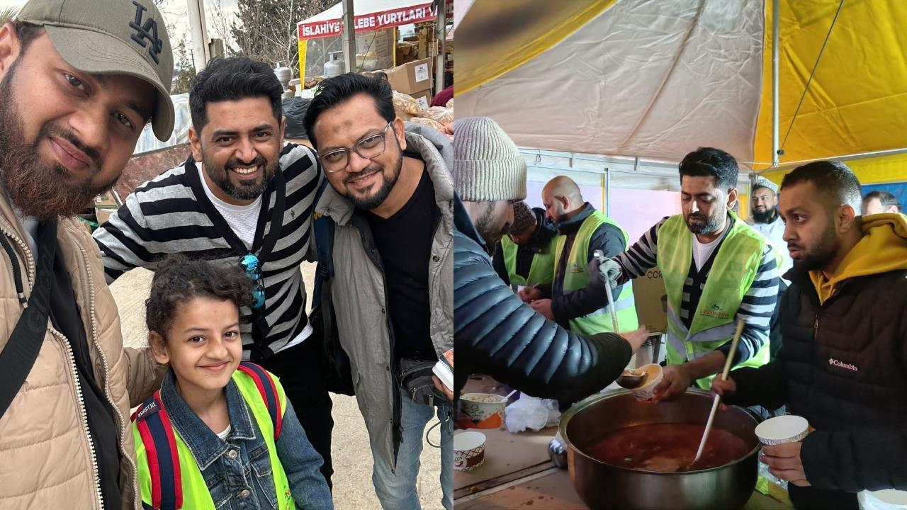 Trio Mumbai melakukan perjalanan ke Turki untuk memberikan bantuan di kota-kota yang dilanda gempa