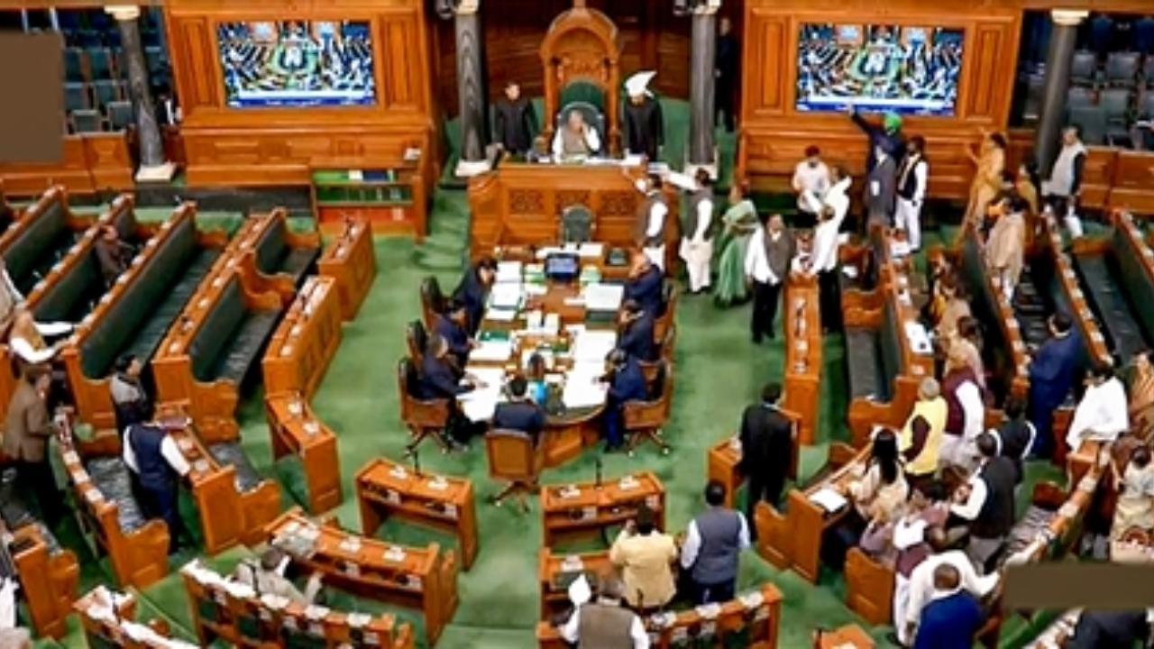 Lok Sabha adjourned till 2 pm due to Opp protests over Adani issue