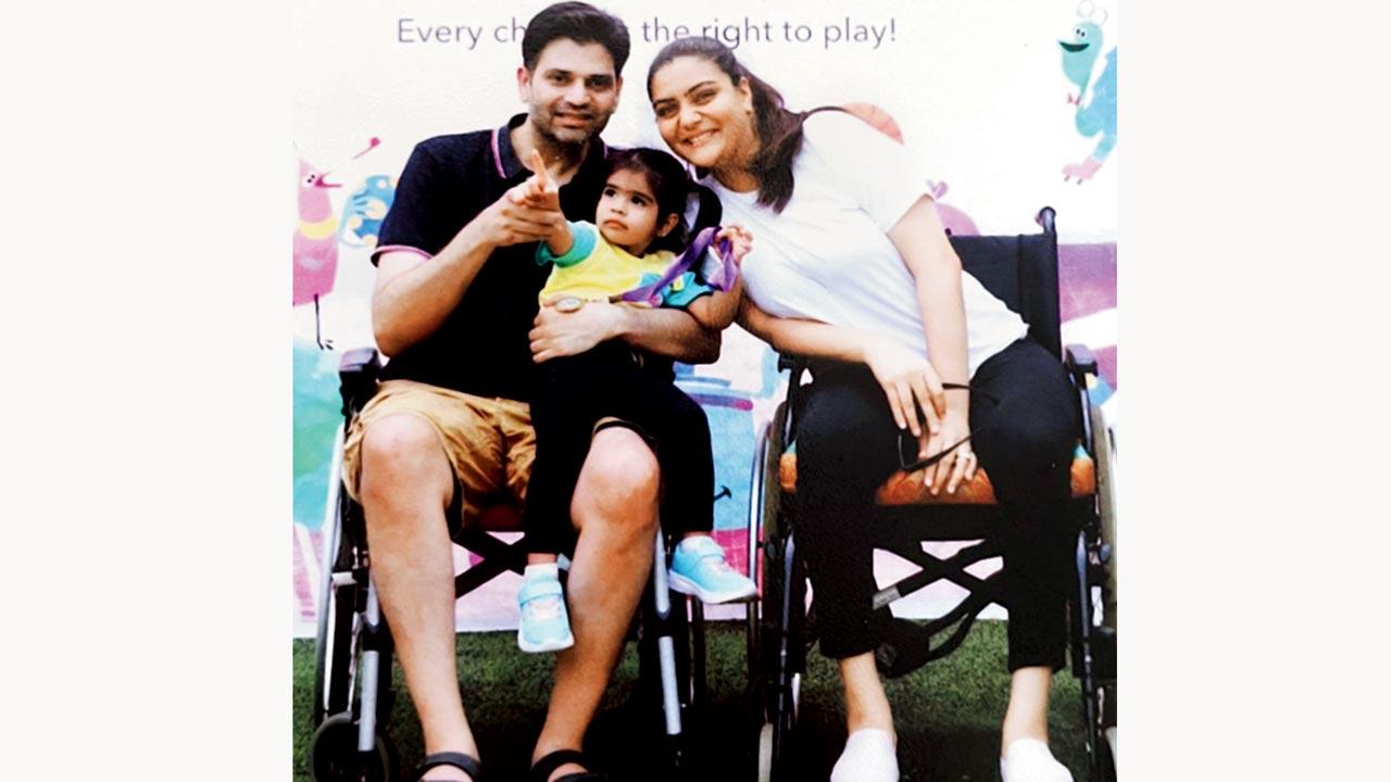 Mithila Beheray was diagnosed with the Limb-girdle type 2B Muscular Dystrophy at 16, but it progressed rapidly after the birth of her three-year-old daughter Tara