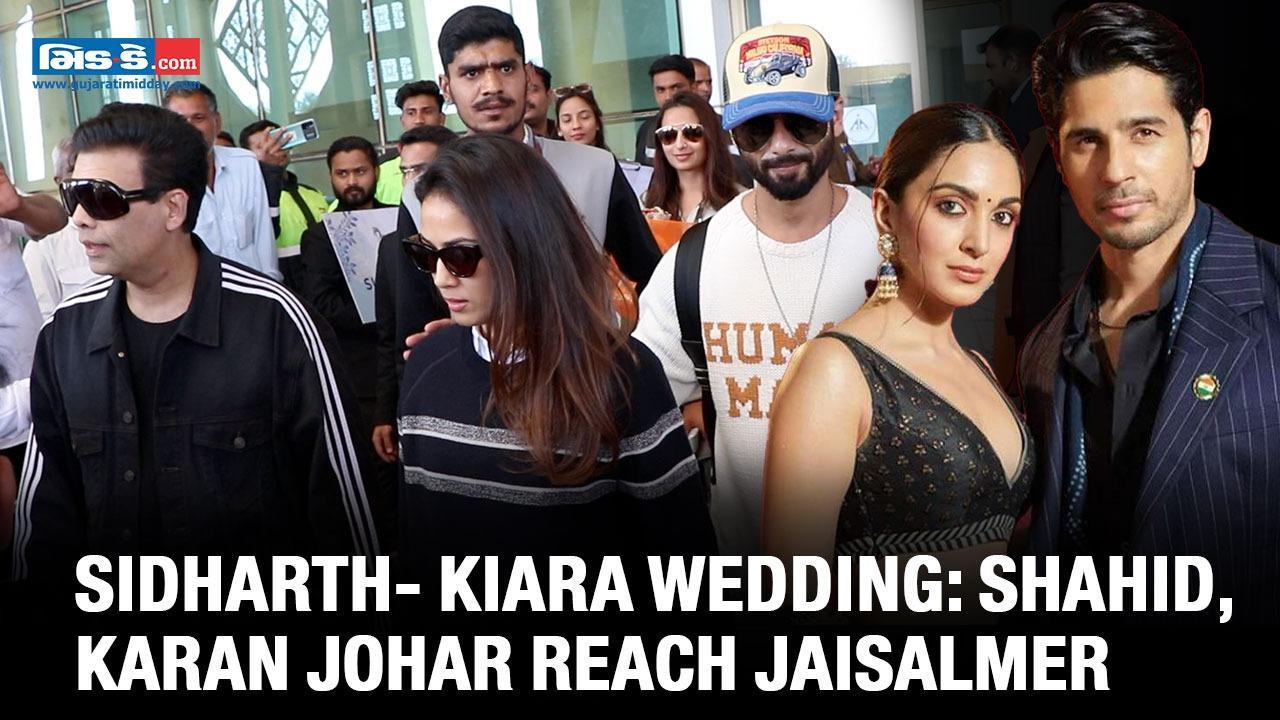  Sidharth- Kiara wedding: Shahid Kapoor, Karan Johar, and guests reach Jaisalmer
