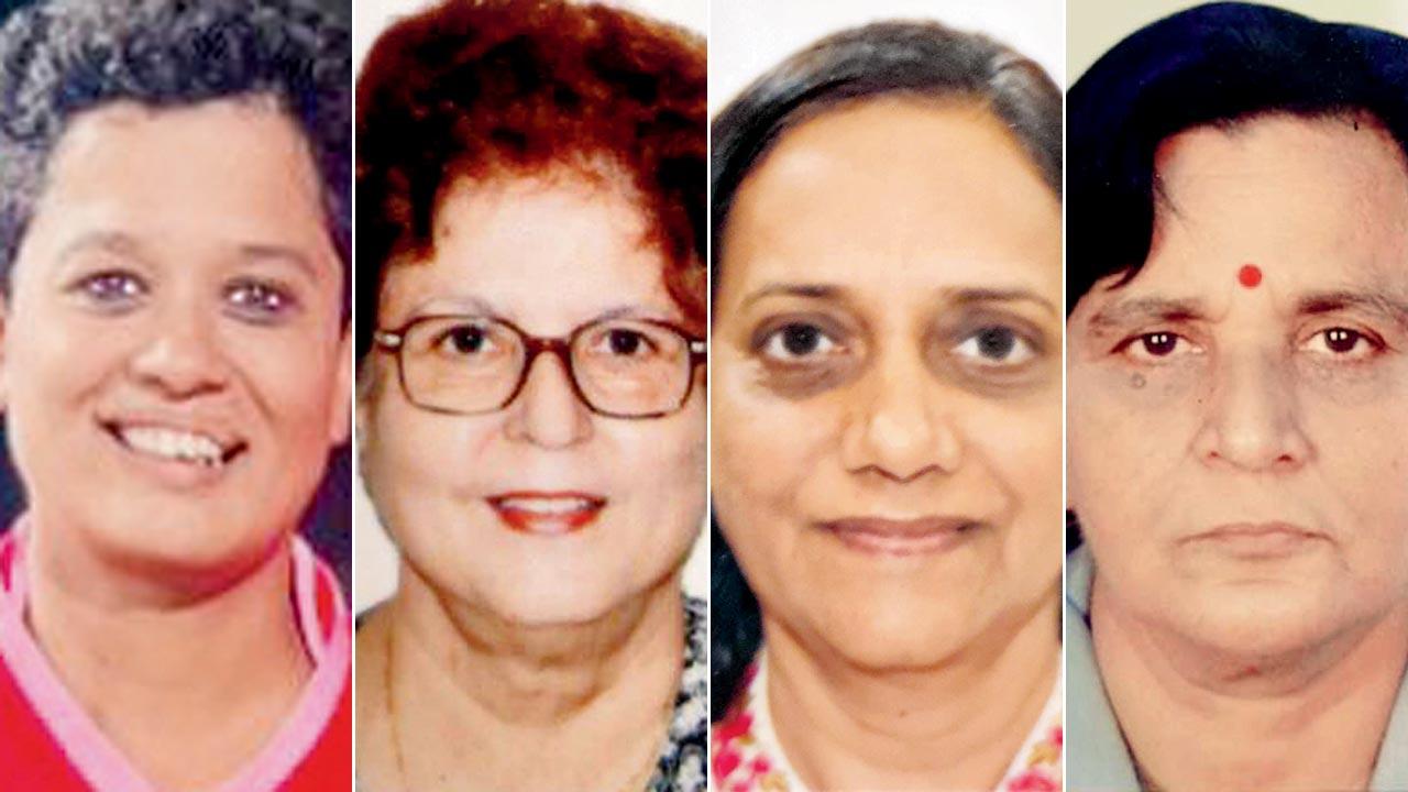 Sunetra Paranjpe, Silloo Medhora, Anjali Pendharkar and Surekha Bhandare