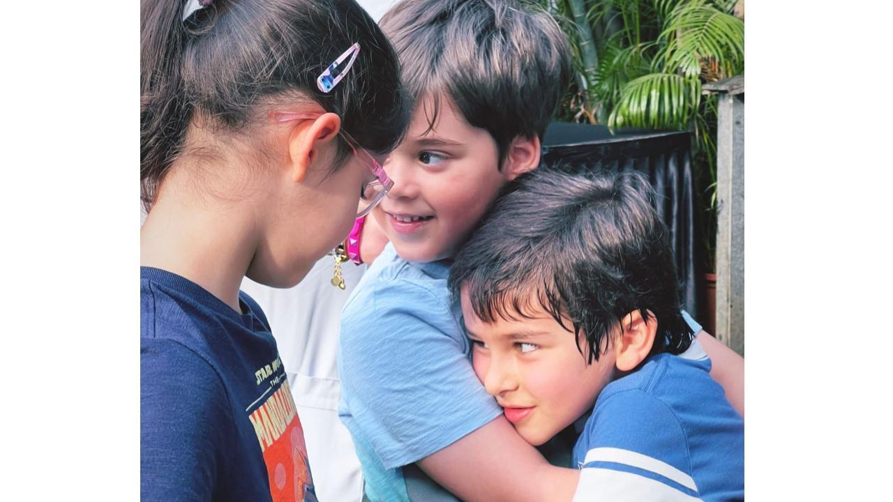 Kareena Kapoor drops adorable picture of Taimur hugging Karan Johar’s son Yash