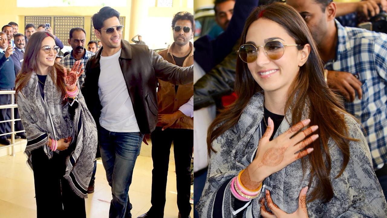 Sidharth, Kiara exude happy vibes in first appearance post wedding
