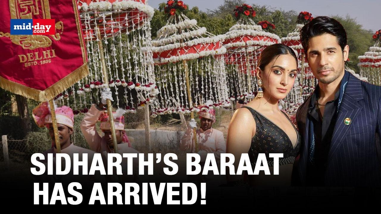 Sidharth Malhotra-Kiara Advani Wedding | Baraat Arrives At Suryagarh Palace