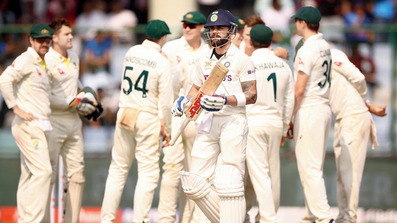 IND VS AUS: Bat first, pad first? But Virat Kohli had to go