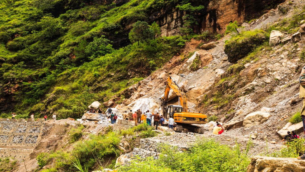 Landslide damages five houses in Jammu and Kashmir's Ramban