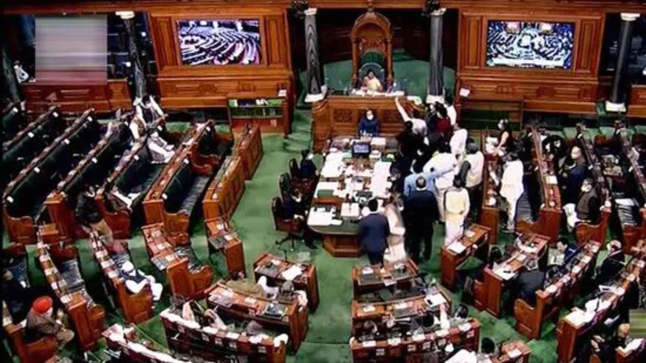 Lok Sabha adjourned for day amid opposition sloganeering over Adani stock rout
