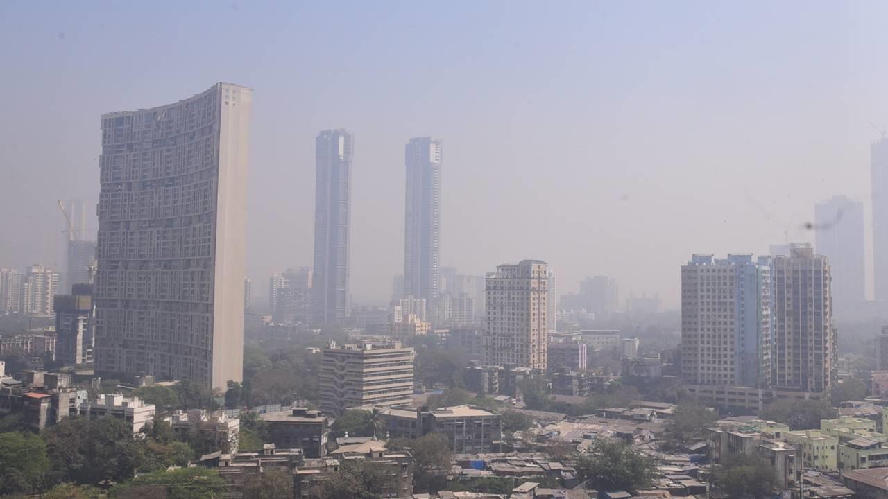 In Photos: Mumbai’s air quality at ‘moderate’ category