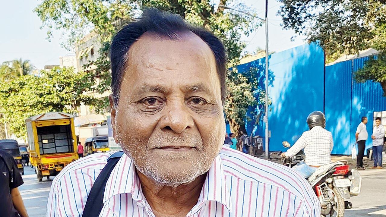 Arun Bhakta, a 75-year-old who was crossing the road