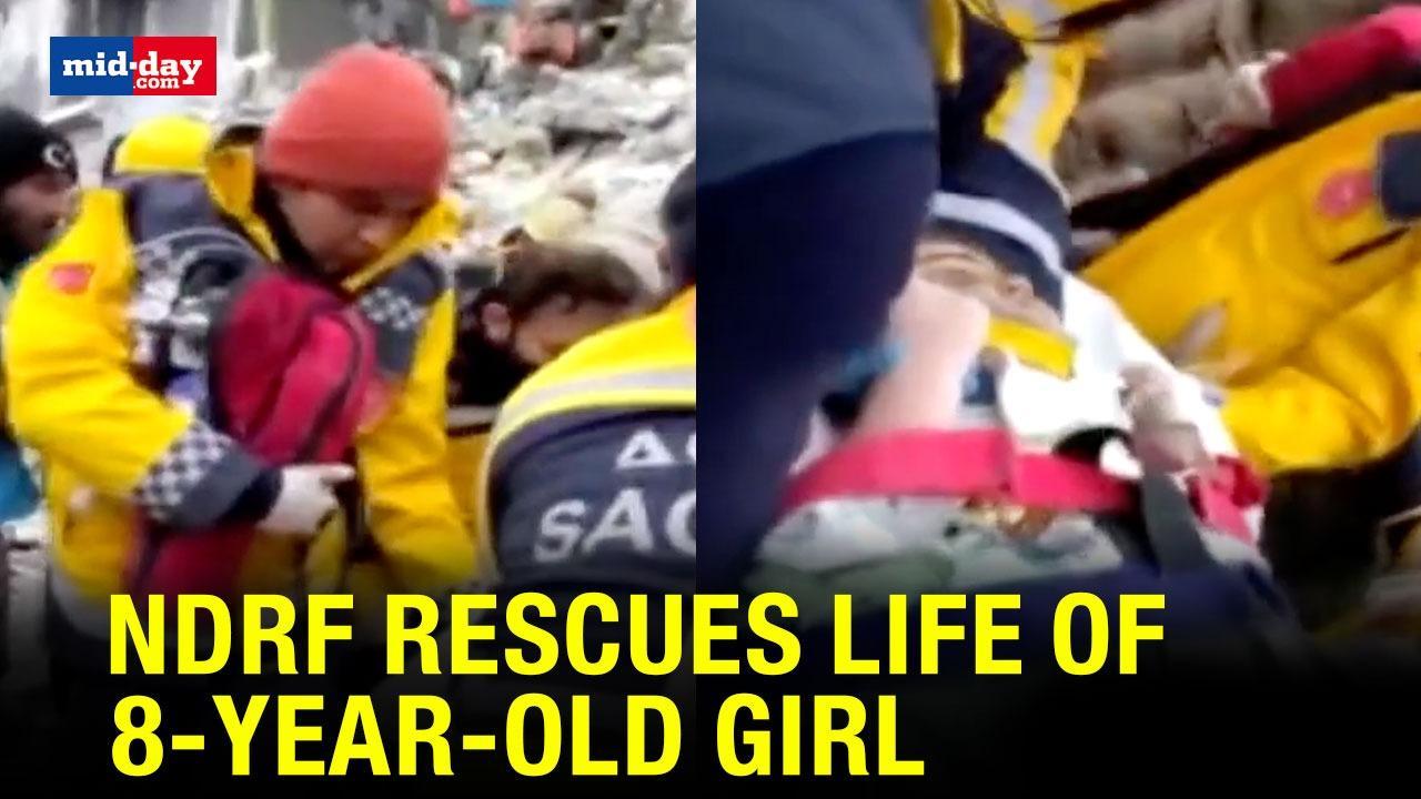 ‘Operation Dost’: NDRF Rescues Life Of 8-Year-Old Girl In Quake-Hit Turkiye