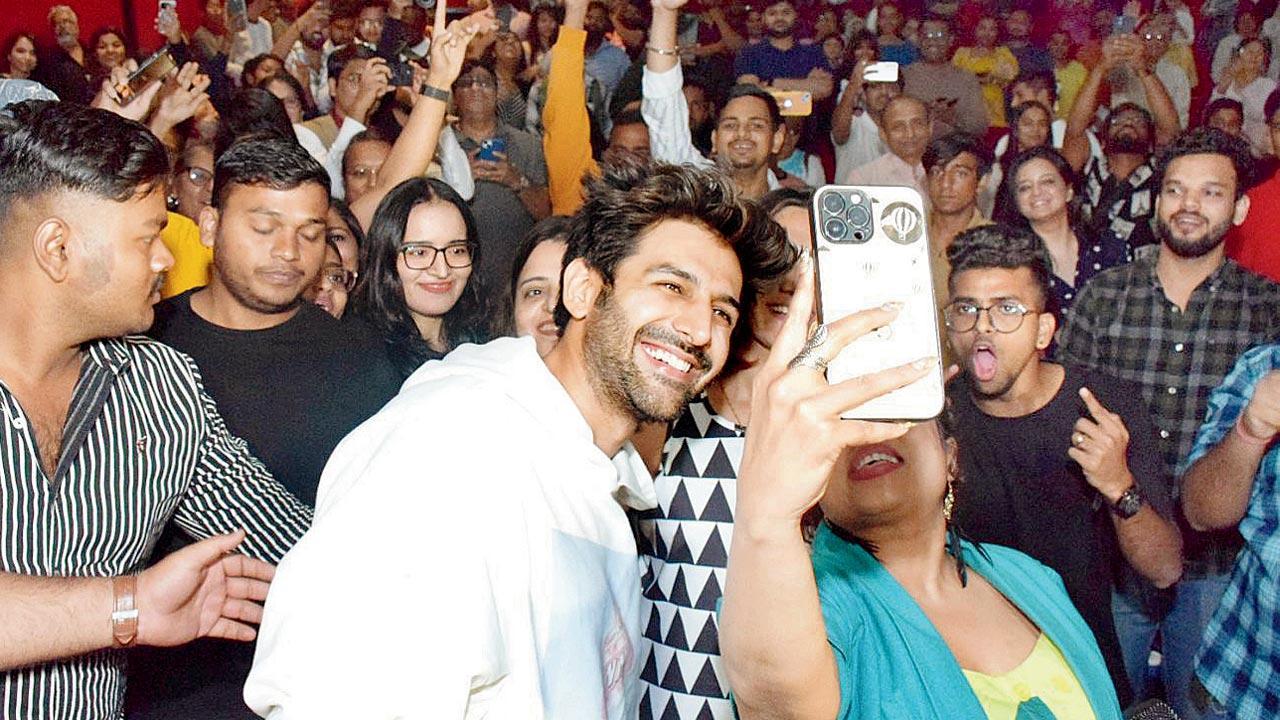 Up and about: Selfie toh banta hai