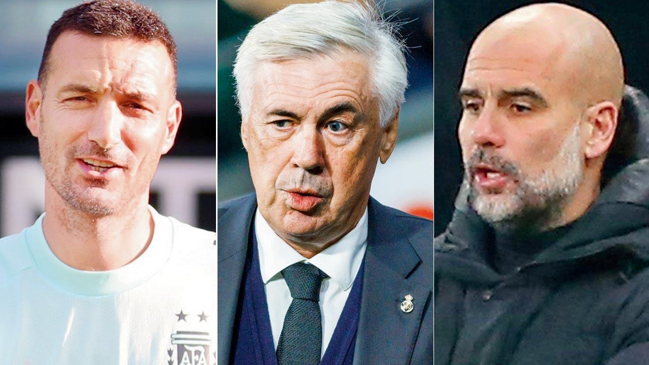 Lionel Scaloni, Carlo Ancelotti and Pep Guardiola are contenders for FIFA coach award