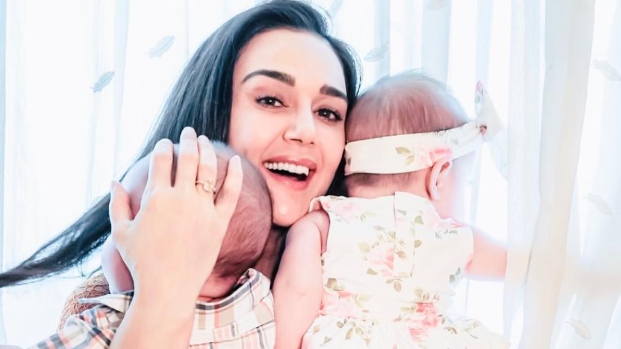 Preity Zinta's birthday celebration included 'sloppy kisses', 'splashy baths'