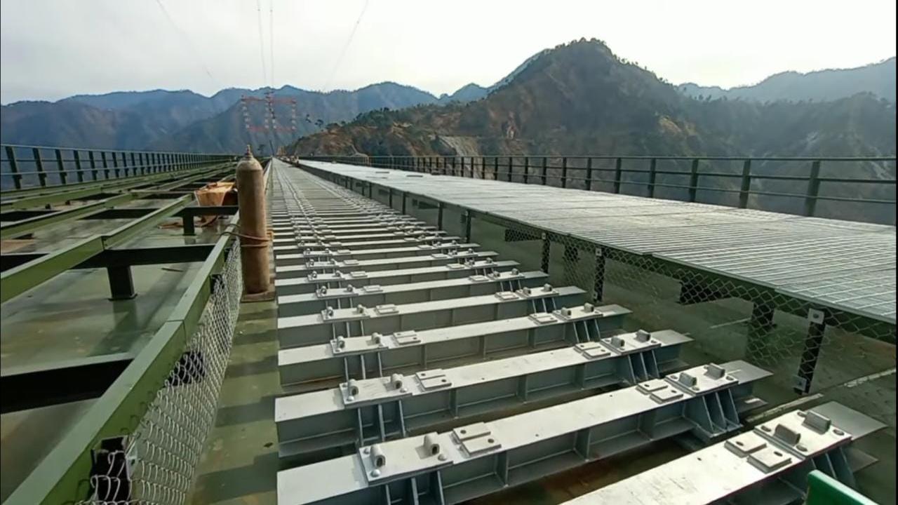 As per the officials, the construction work on the bridge started in 2004 but had to be suspended in 2008-09 to consider the aspect of safety of rail passengers in view of frequent high velocity winds in the area. Once completed, the bridge will be able to withstand winds with speed up to 260 kmph and will have a lifespan of 120 years. Photo/Ministry of Railways Twitter
