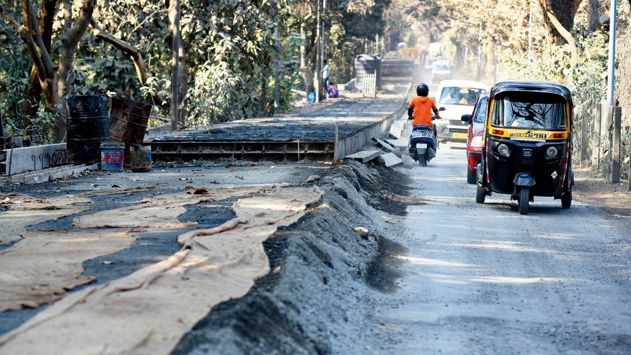 Mumbai: Road work still off track